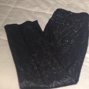 Shimmer ankle pants